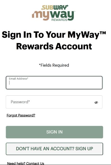 Mysubwaycard Official Login, Sign Up & Card Activation